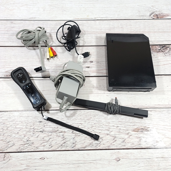 Nintendo wii console black system